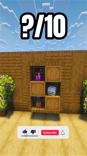 📦📚 Storage Shelf Design in Minecraft! | #Shorts #minecraft #usa