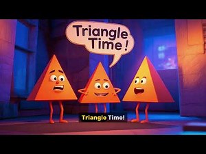 Triangle Time! | Shape Song for Kids | Learn Triangles | Preschool Learning Song