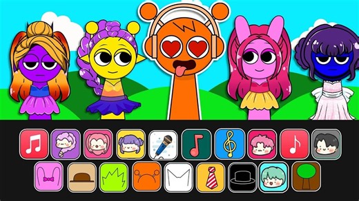 👻Paper DIY👻👻🎤甜疯了！Sprunki×K-pop 猎魔人纸质 DIY 全女生恋爱剧情 + 制作教程一次看够!