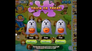 Don't miss out on the Holiday Event! Greet Trick or Treaters to win coins, lives, items, and even jewels! Trick or Treaters will stop by after ever cleared level! Play Now – http://bit.ly/bubblecoco | Bubble CoCo