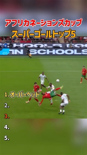 アフリカネーションズカップスーパーゴールトップ5#サッカー #shorts