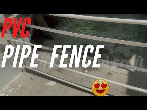 DIY project with PVC pipe | How to make fence at home from PVC pipe | PVC pipe Fencing