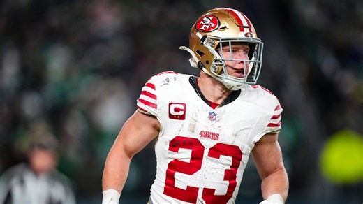 Christian McCaffrey reacts to being named NFL's Salute to Service Award recipient