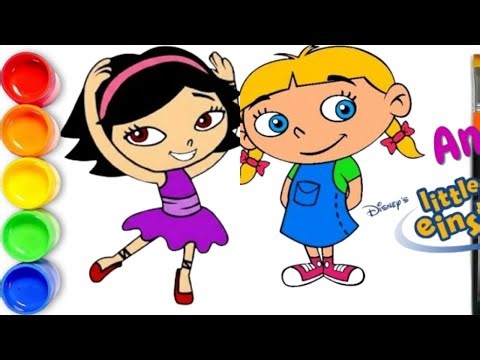 How to draw Little Einsteins - June, Annie Little Einsteins