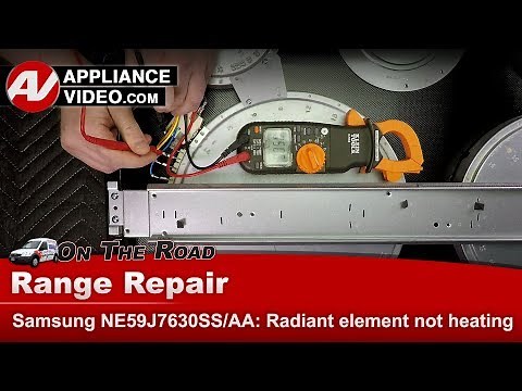 Samsung Stove Repair - Radiant Element Not Heating - Triple Radiant Element
