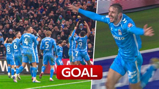 Liam Kitching and Ellis Simms score two late goals to send Coventry further clear at top of table!