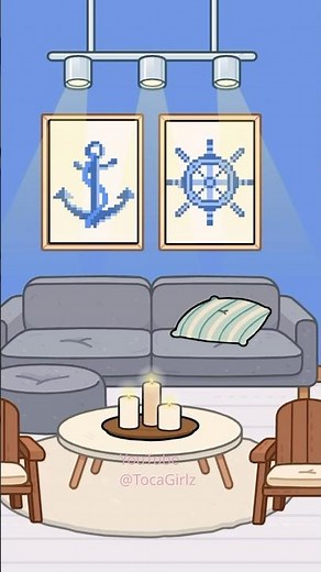 Nautica Art Ideas ⚓️ Toca Boca Pixel Art Tutorial | Part 5 | #tocagirlz #tocaboca #pixelart