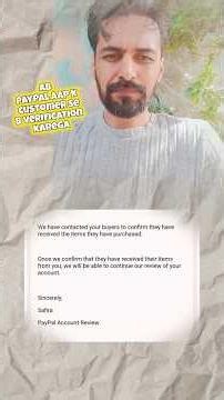 PayPal Verification from your Customer and Clients via email Service Mil Gai k Nahin