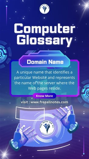 Domain Name | Computer Glossary | Domain Name, Terms #computerkeys #devicedrivers #domainname