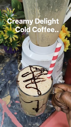 CreamyDelightColdCoffee#viral #shorts #shortvideo #coffeelover #cafe #summer #coldcoffee
