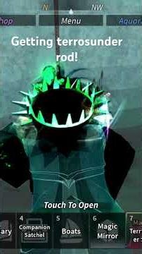 Getting terrosunder #fisch #fishing #roblox