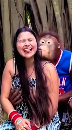 Photo With Orangutan | Orangutan With Girl | Safari World Bangkok Monkey Show | Bangkok Monkey