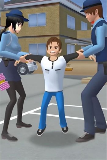 yota don't like police #sakura #viral #ytshorts #viralshort #sakuraschoolsimulator