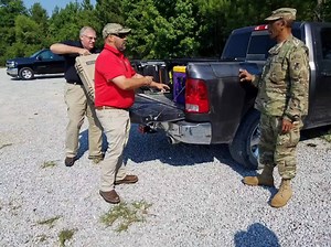 412th Theater Engineer Command, 185th Aviation Brigade and ERDC Emergency Operations Specialist prepare for Air- Automated Route Reconnaissance Kit training at Camp Shelby Joint Forces Training Center. The USACE Reachback Operations Center at ERDC designed, maintains and trains Soldiers and personnel on the ARRK system. U.S. Army Corps of Engineers, Headquarters U.S. Army,US Army National Guard, Mississippi National Guard, U.S. Army Reserve Command #ArmyERDC #ERDC #castlestrong #discoverdevelopd
