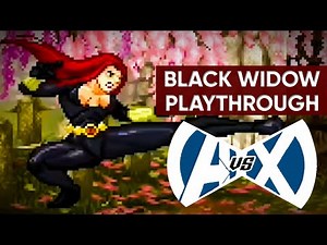 Avengers vs. X-Men (Mugen) - BLACK WIDOW Gameplay Playthrough 1080p 60fps