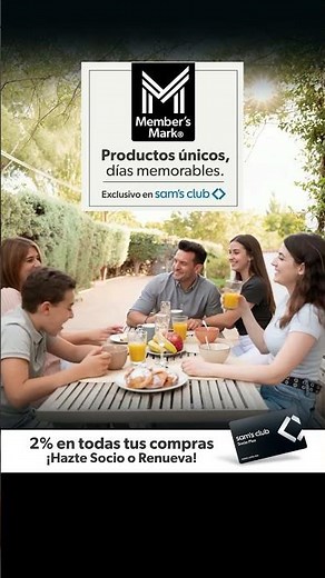 Memorable days with Member's Mark quality. Only at Sam's Club!