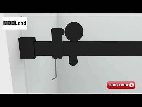 Installation of Adjustable Frameless Sliding Shower Door