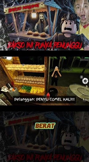 Lagi Enak Makan Bakso, Tiba-Tiba Ada Suara "Monitor Ketua" Muncul❗#gameroblox #gaming #mabar #roblox