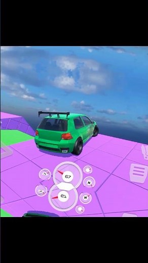 Mega ramp car gameplay 119 🔥 #cargameplay #cargame #rampcar #cargame