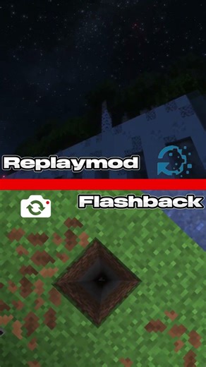 replaymod vs flashback sur minecraft java #minecraft #roblox #humor #geometrydash #gaming