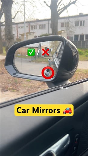 How professional drivers adjust their mirrors #cardrivingtips #shorts