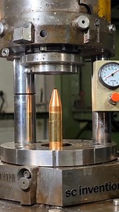Extreme air pressure hydraulic press bullet bullet #ideas #crafts #diy #fblifestyle | SC Invention