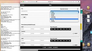 Dynamic web based controller