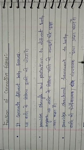 Connective Tissue Function समझो 30 सेकंड में 💥 | HAP-1 | B.Pharma | Nursing | NEET