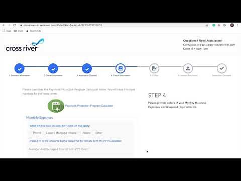Cross River PPP Application Walk-through