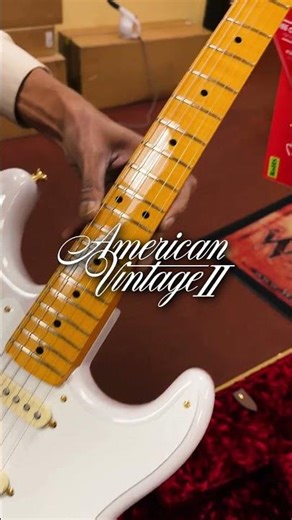 2025 Fender Limited American Vintage II '57 Stratocaster Flame Neck Custom Shop Pickups White Blonde