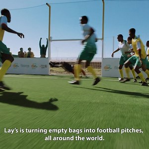 6.4K views · 31 reactions | Turning crisp bags into football pitches? 朗 Find out how Lay's United are using empty bags to bring joy to communities with UEFA Foundation for Children,@streetfootballworld and #laysreplay #football #community #sustainability | UEFA Foundation for Children | Facebook