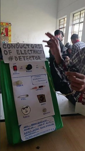 Which Materials Conduct Electricity? Science Fair Project #ScienceExhibition