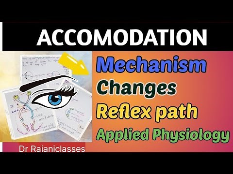 Accomodation of eye l Mechanism l Changes during Accomodation l Reflex pathway l Applied Physiology