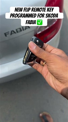 Skoda Fabia Additionally New Flip remote key programmed Successfully | Car key Makers Chennai ☎️