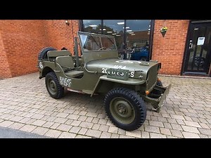 1944 Ford GPW Jeep 2.2 Manual Walk-around Video - Restored | MK2 Bren Gun Mounted