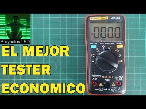 The best budget electronics tester, review of the Aneng AN8008