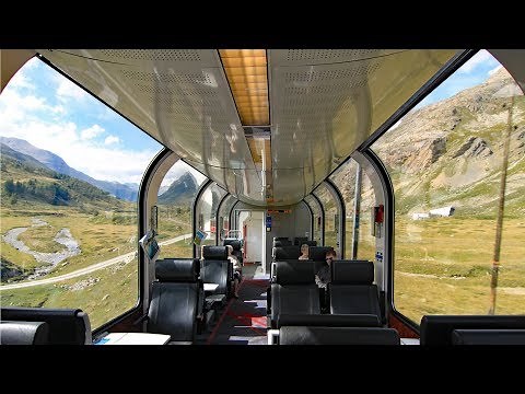 (42) Ride the world's most famous train, the Bernina Express in Switzerland [European railway jou...