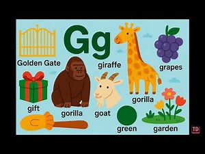 🎵 Learn the G Sound | Phonics Fun for Kids | Letter G Song & Words
