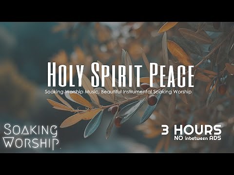 3 Hours Soaking in His Presence ✝️ Instrumental Worship Music No Ads | Holy Spirit Peace
