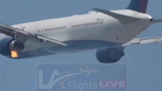 Delta Boeing 767 catches fire minutes after take-off