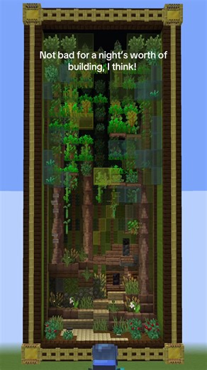 Kinda worried I got the light levels a little off on this one and it’ll make the trees and stuff look off. Light level shading is a gamble sometimes 😔 Anyways I haven’t actually successfully built much recently, I’m a little burnt out on big projects and every smaller project I start gets dropped before I get far. Everything feels like it needs to be perfect before I post it sometimes, and it’s really demotivating. Content has in some ways brought out the worst of my perfectionism lmfao But tod