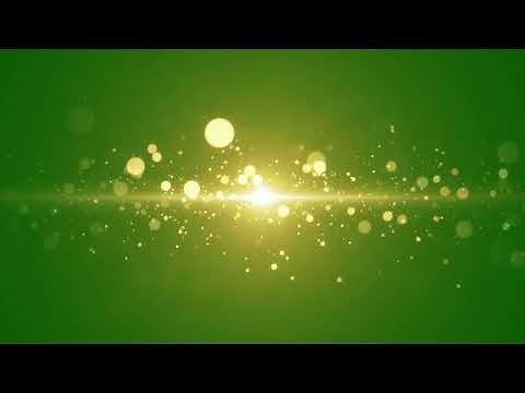 Gold Sparkles Green Screen | 4K Glitter Particles Overlay | Free VFX Background Video