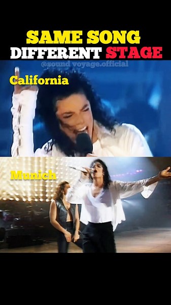 Michael Jackson California vs Munich Performances