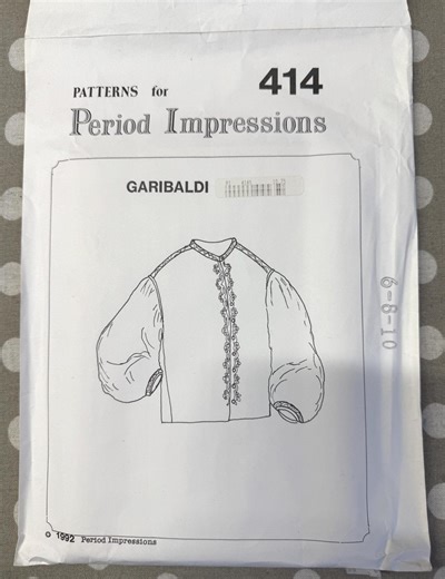 Garibaldi Shirt Patterns for Period Impressions, New Uncut Vintage Historical Sewing Patterns, Rare Perfect Condition - Etsy