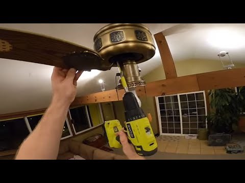 Changing the Ceiling Fan in the Living Room 8/2022