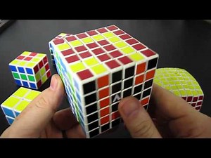 Snake Rubik's Cube Pattern 3x3 through 7x7