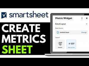 How to Create a Metrics Sheet in Smartsheet 2025 (QUICK GUIDE)