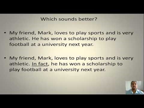 Transitions In Writing Part I: Transitional Words