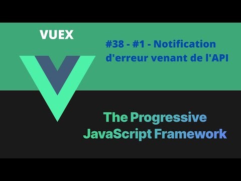 VUEJS 3 Jwt 38/39 - Notification des erreurs de l'API avec le store - mise en place