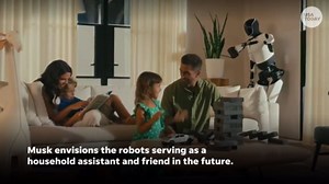 Elon Musk unveils Tesla's Optimus humanoid helper robots